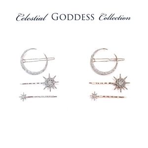 6 Celestial Goddess Collection Hair Pins | Hair Jewelry